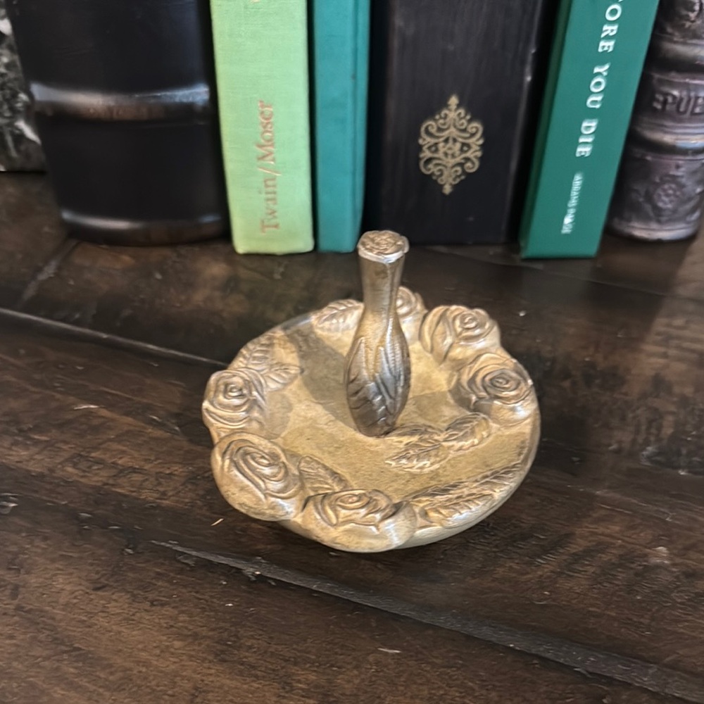 Godinger silverplate Rose Jewelry Holder